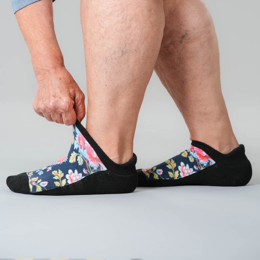 Bohemian Blue Ankle Socks