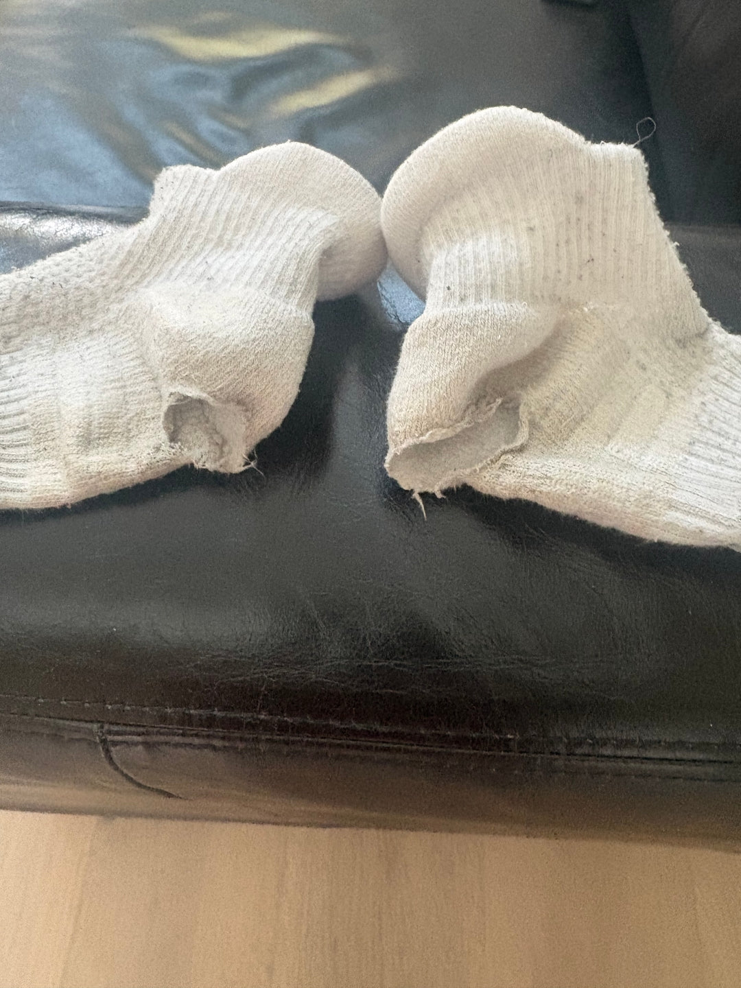 Customer photo of White Compression Socks by Cheryl M.