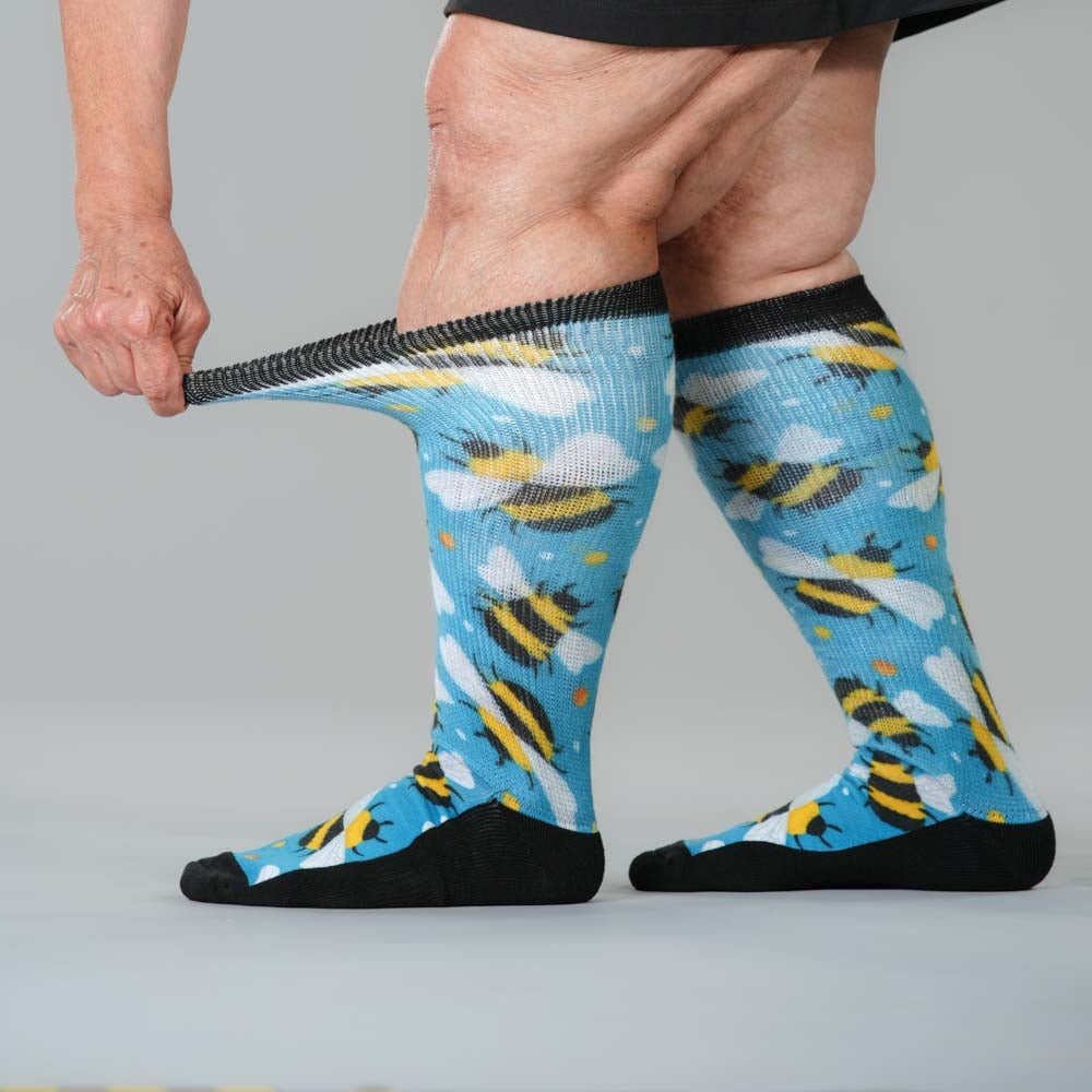 Bee Happy EasyStretch™ Socks
