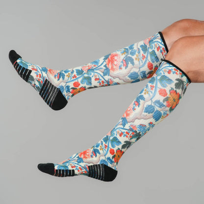 Vanilla Flora Compression Socks