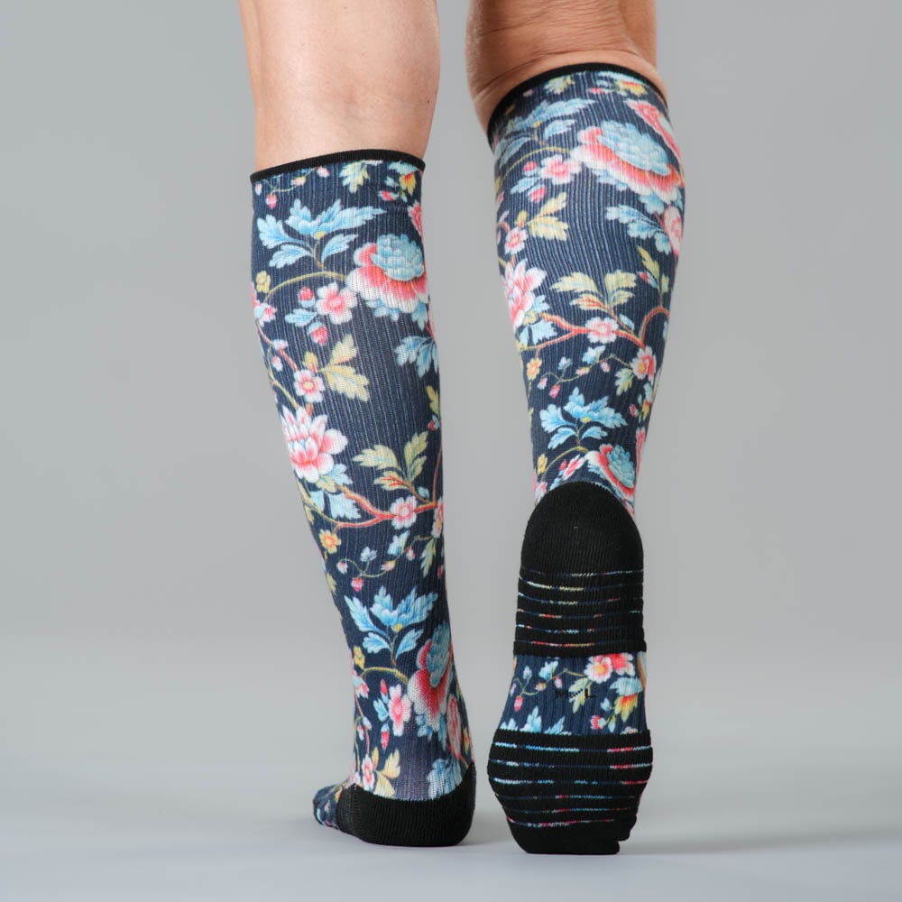 Bohemian Blue Compression Socks