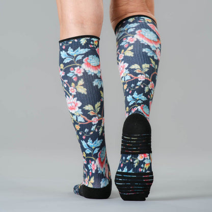 Bohemian Blue Compression Socks