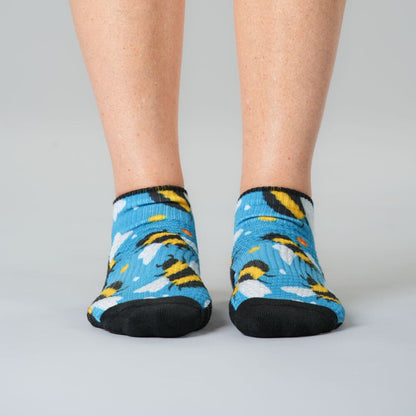 Bee Happy Ankle Compression Socks