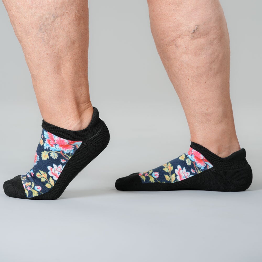 Bohemian Blue Ankle Socks
