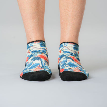 Vanilla Flora Ankle Compression Socks