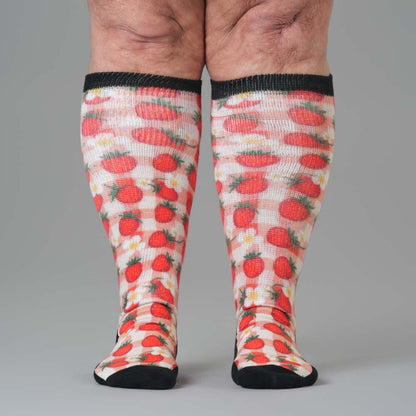 Strawberry Patch EasyStretch™ Socks