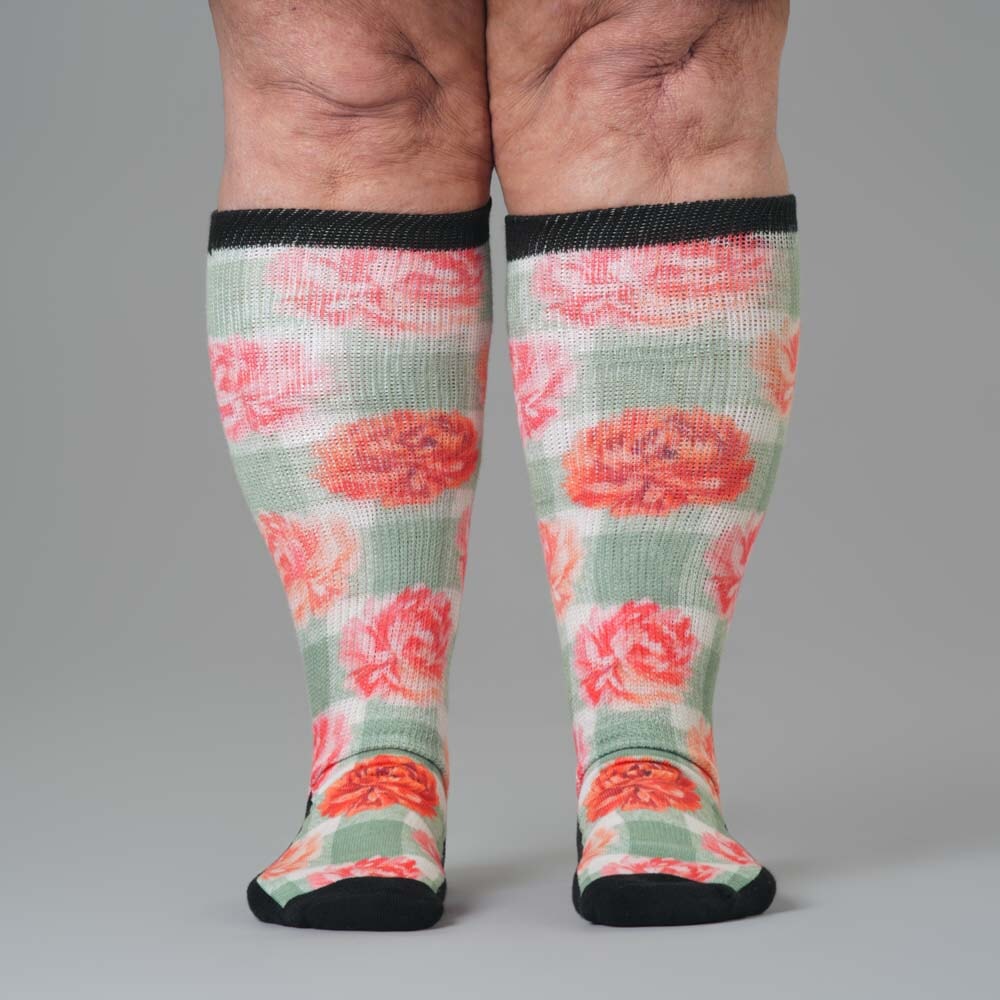 Peony Blooms EasyStretch™ Socks