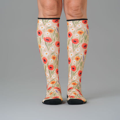 Poppy Summer Compression Socks