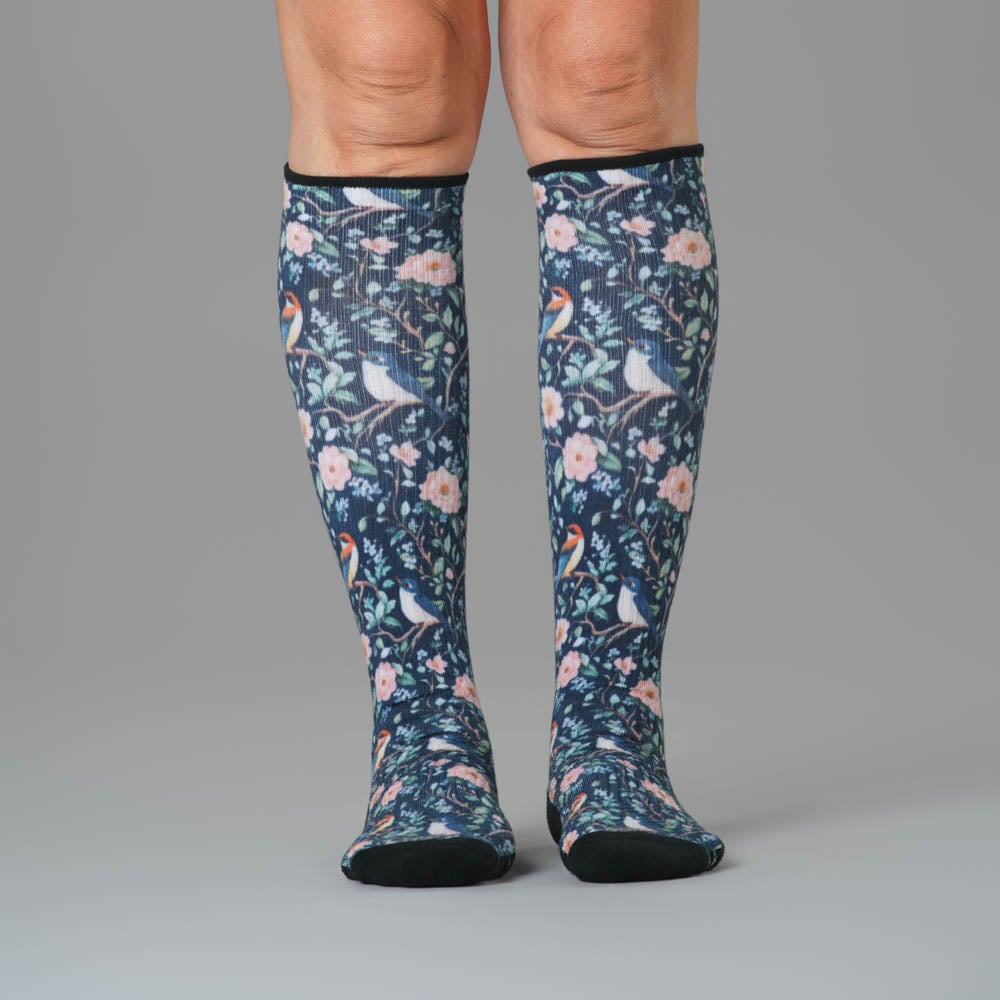 Backyard Birds Compression Socks 5-Pack Bundle