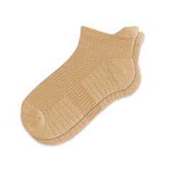 Tan Ankle Compression Socks