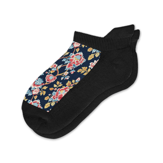 Bohemian Blue Ankle Socks