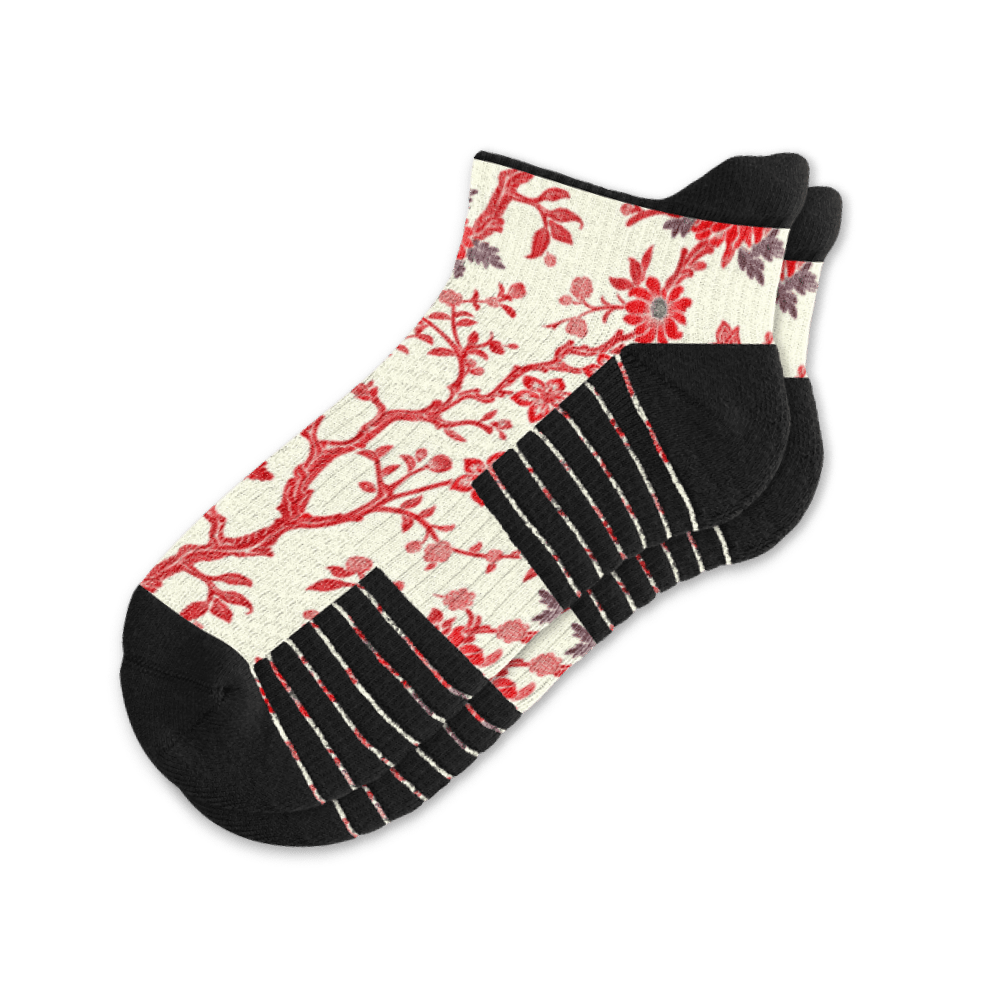 Fall Vines Ankle Compression Socks