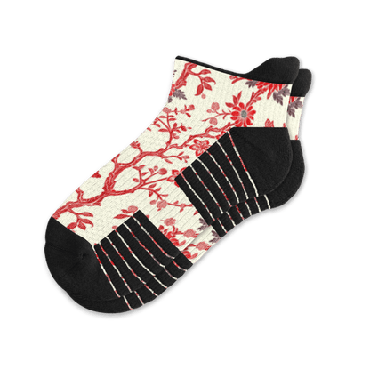 Fall Vines Ankle Compression Socks