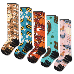 Fan Favorites Compression Socks 5-Pack Bundle