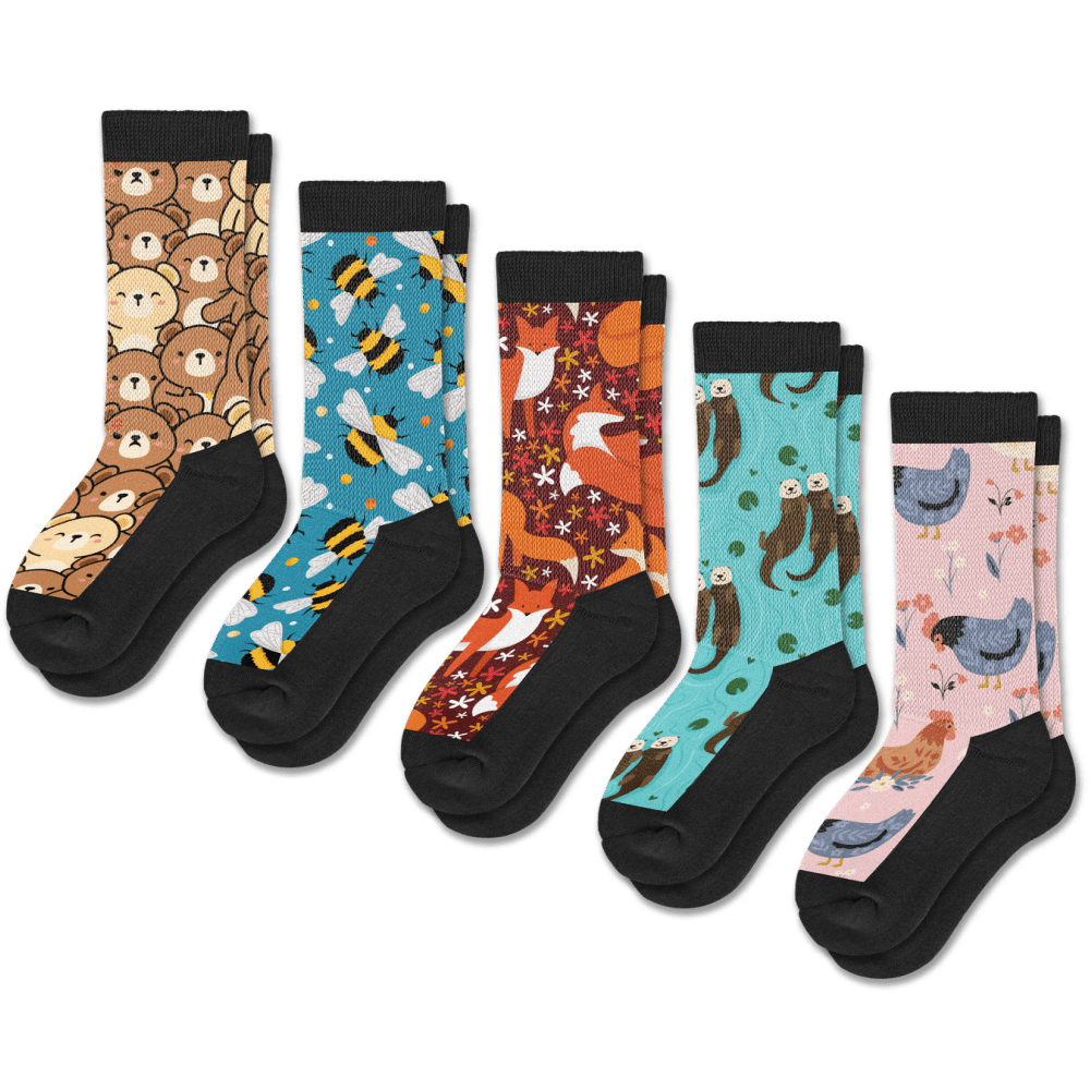 Fan Favorites Relaunch EasyStretch™ Socks 5-Pack Bundle