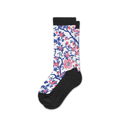 Red, White, and Bloom EasyStretch™ Socks
