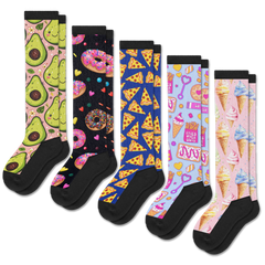 Treat Yourself EasyStretch™ Socks 5-Pack Bundle