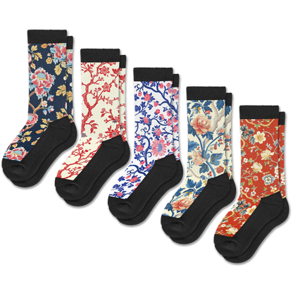 Victoria Garden EasyStretch™ Socks 5-Pack Bundle