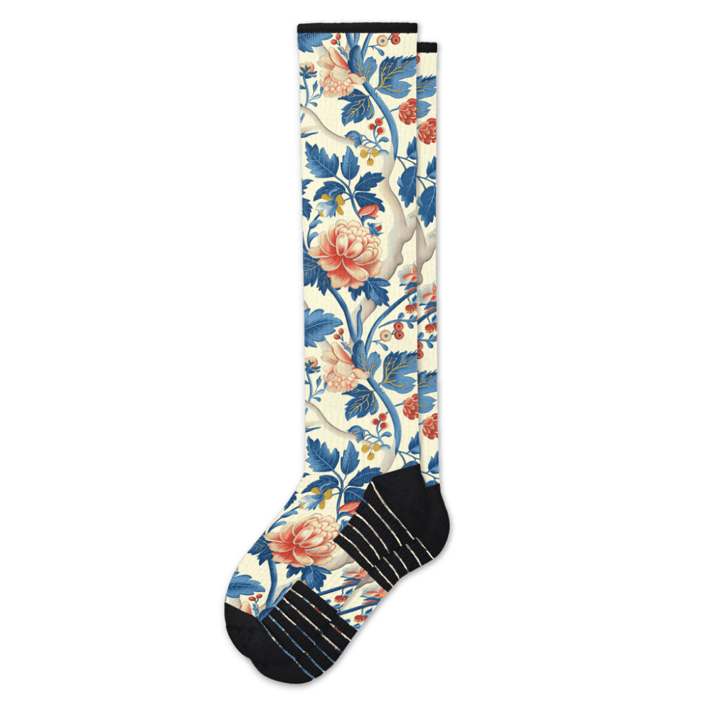 Vanilla Flora Compression Socks