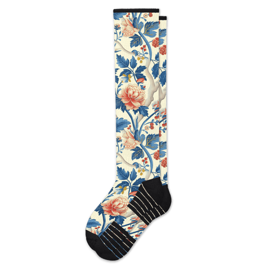 Vanilla Flora Compression Socks