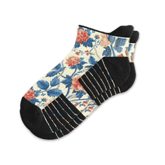 Vanilla Flora Ankle Compression Socks
