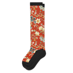 Victorian Red EasyStretch™ Socks
